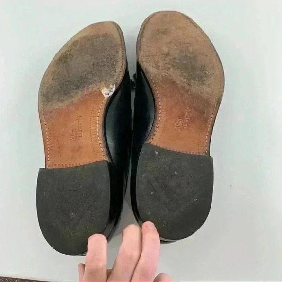 Allen Edmonds Grayson mean loafers size 9.5 black shell cordovan leather - Picture 7 of 16